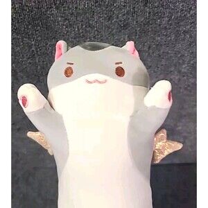 Mewaii 20" Winged Long Cat  Kawaii Kitty Plush Cushion Throw Pillow